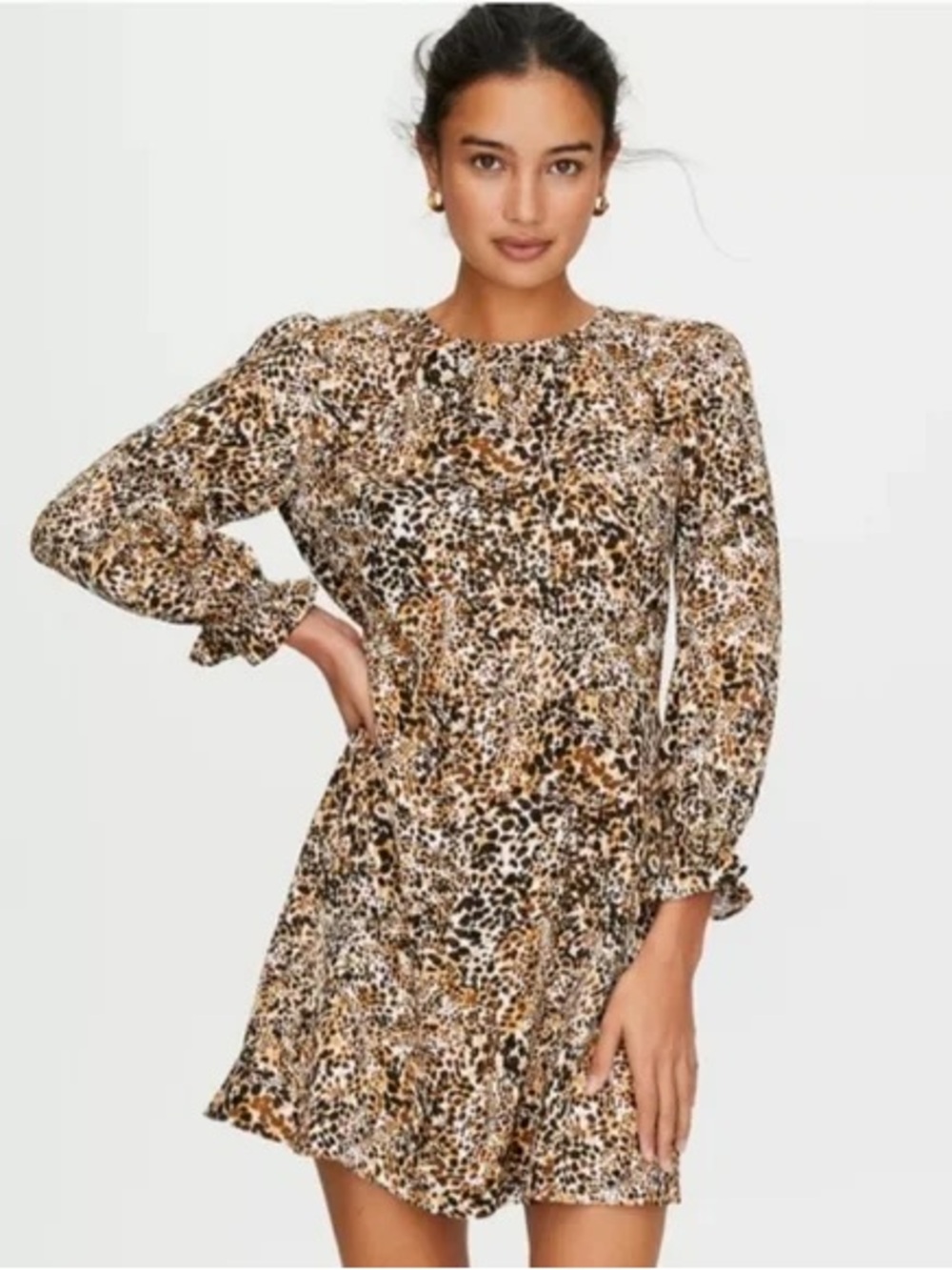 Aritzia Sz 2 Wilfred Baroque Leopard Print